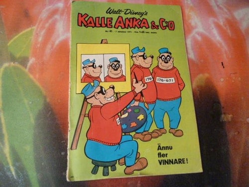 KALLE ANKA & CO, NR 41 - 1971, TIDNING