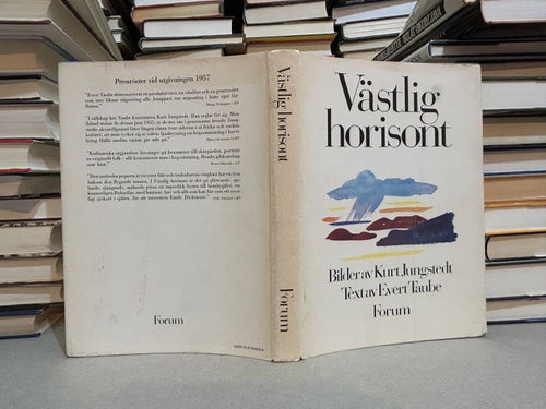 Västlig horisont av Evert Taube. Bok. Very Fine plus