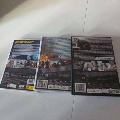 Fast & Furious 5, 6 och 7 DVD-filmer