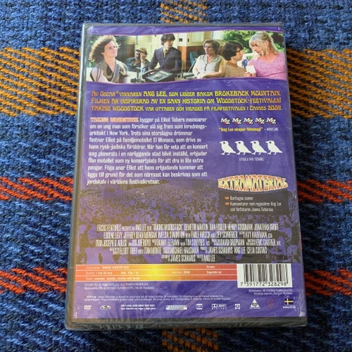 Inplastad - Taking Woodstock | DVD | Ang Lee Danny Elfman Demetri Martin