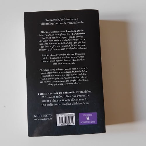Femtio nyanser av honom av E L James, 2012