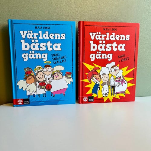 Världens bästa gäng x 2 - Maja Lunde - Kaos i köket/ Snäll, snällare, snällast