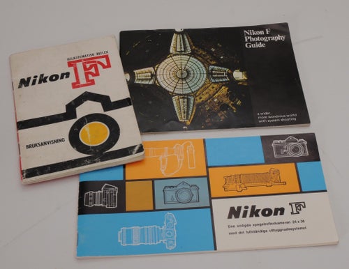 Nikon F Bruksanvisning, Nikon F Photography Guide
