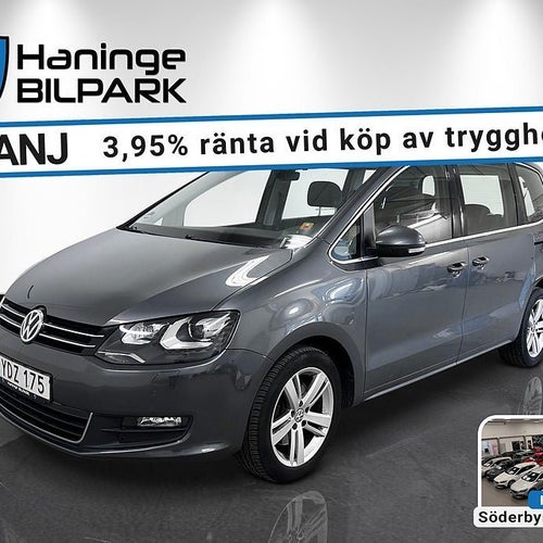 Volkswagen Sharan 7-seater 2.0 TDI DPF SCR BMT 4Motion Manuell, 150hk, 2016