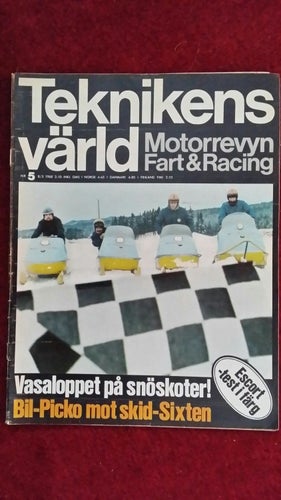 Teknikens Värld nr 5 1968: Ford Escort, Vauxhall Viva GT