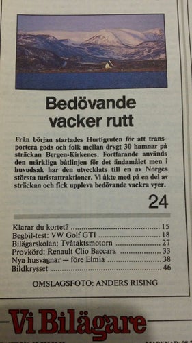 Vi bilägare nr 17 1992: Renault Clio Baccara, Peugeot 405 Turbo Diesel, Golf GTI