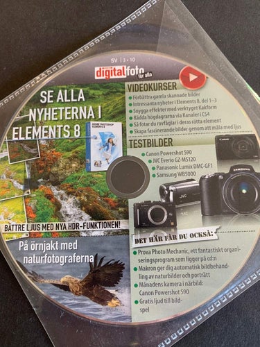 DVD med Foto-kurser och tips (bifogades Digital Foto nr 3, 2010)