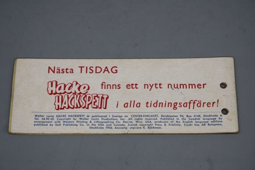 Hacke Hackspett Nr 41 1956