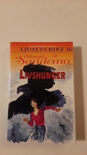 LJUSETS RIKE 16 LIVSHUNGER MARGIT SANDEMO INB M. OMSLAG I FINT SKICK