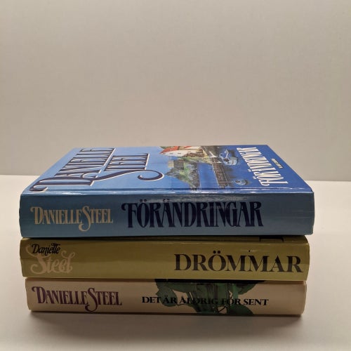 Danielle Steel x3 Bokpaket med hårdpärm - Titlar i beskrivning