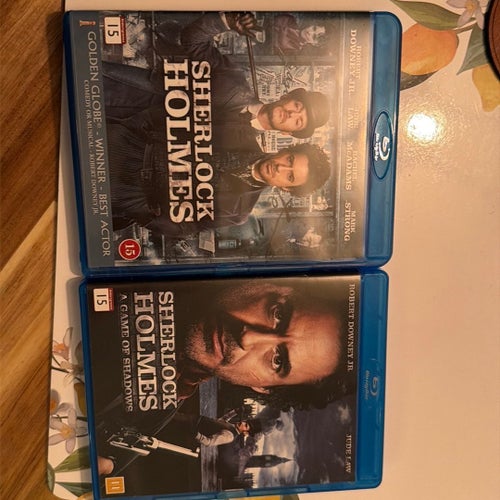Sherlock Holmes och Sherlock Holmes: A Game of Shadows (Blu-ray)