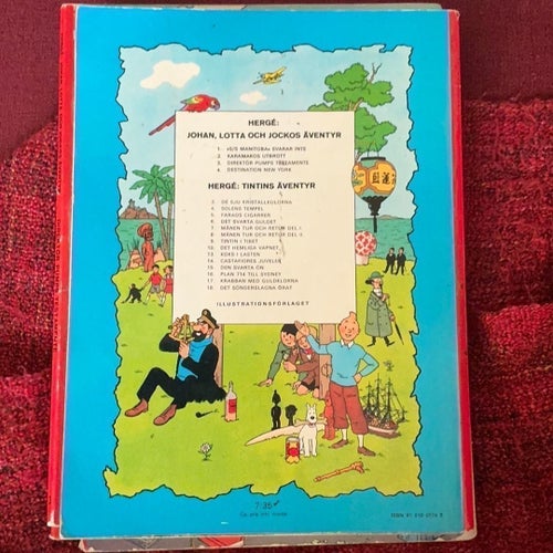 Destination New York - Hergé. Första upplagan. 1972.