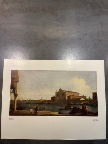 Canaletto, View of Venice, vattentryck från 1956, limiterad upplaga!