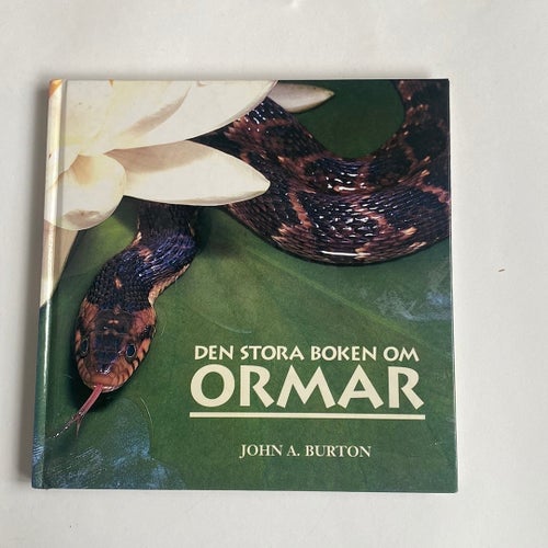 Den Stora Boken Om Ormar - John A. Burton