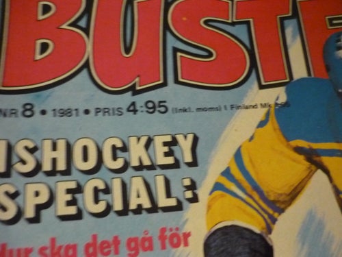 TIDNING, BUSTER, NR 8 - 1981