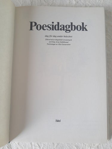 Vacker Poesidagbok – Dag för dag under hela året (Fabel)