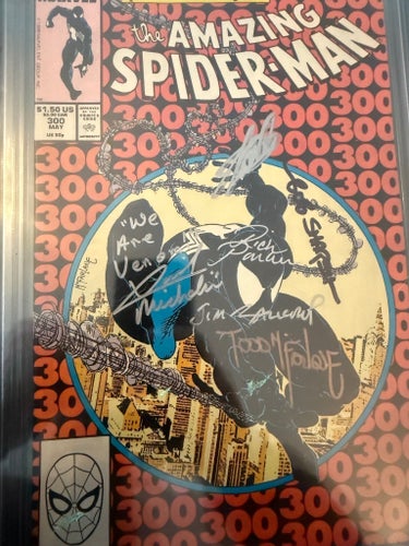 1 of 1 Amazing Spider-man #300 (CGC) 9.4 6X signed+quote WE ARE VENOM Stan Lee