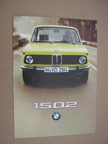 Försäljningsbroschyr BMW 1502