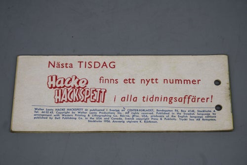 Hacke Hackspett Nr 43 1956