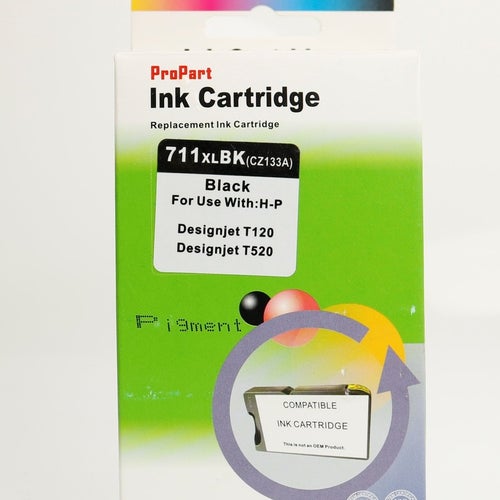 Kompatibel HP 711 XL Svart Bläckpatron (CZ133A), 80ml