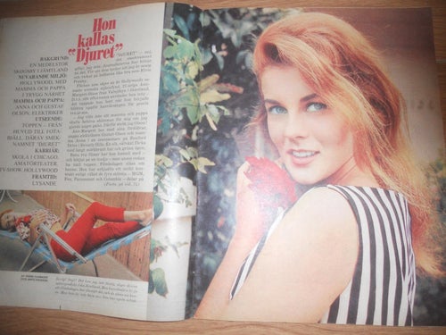 Vecko Revyn nr43 1962 Ann-Margret, Gunilla Knutsson Fröken Sverige Yaxa annons