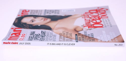 Marie Claire magazine-UK issue-July 2005-No. 203-Angelina Jolie (Weight: 746g)