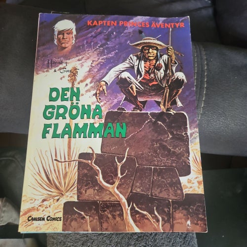 Den gröna flamman - Kapten Princes Äventyr av Hermann & Greg