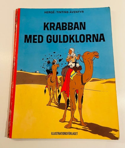 TINTIN Krabban Med Guldklorna , 1 :a upplaga !