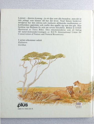 Lejon - Djurens familjeliv av Noel Simon, 1978