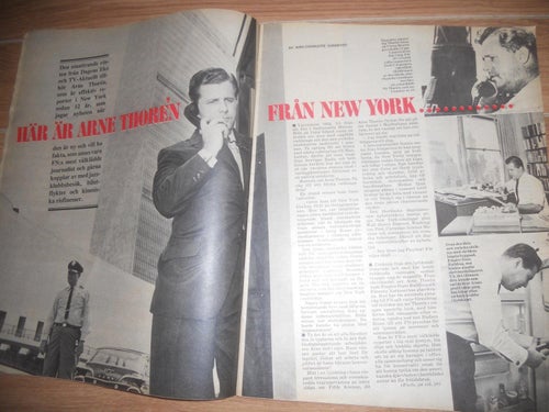 Vecko Revyn nr37 1962 kungligt Monaco Grace Kelly - Caroline Albert, Arne Thorén