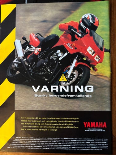Yamaha FZS600 Fazer 600 1998 annons