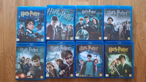 Harry Potter Blu-ray-filmer - 8 filmer