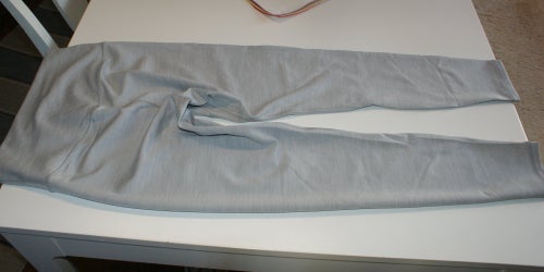 Tights ljusgrå, Storlek XS, V form i midjan endast testade