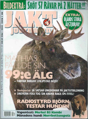 JAKT JOURNALEN - NR 3 2008- SKÖT 57 RÄVAR....
