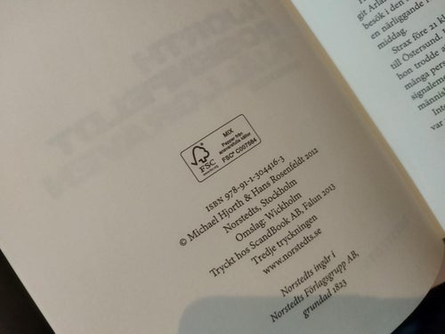 Fjällgraven av Michael Hjorth, Hans Rosenfeldt. Fine