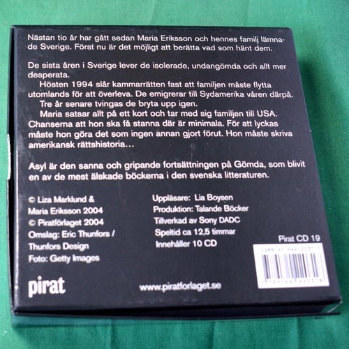 Ljudbok Liza Marklund Asyl