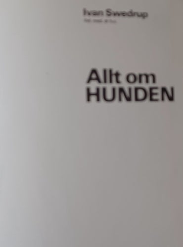 VIN DIN HUNDS FÖRTROENDE, BOK