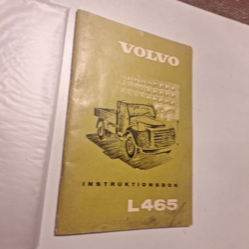 Volvo L465 Instruktionsbok - 1962