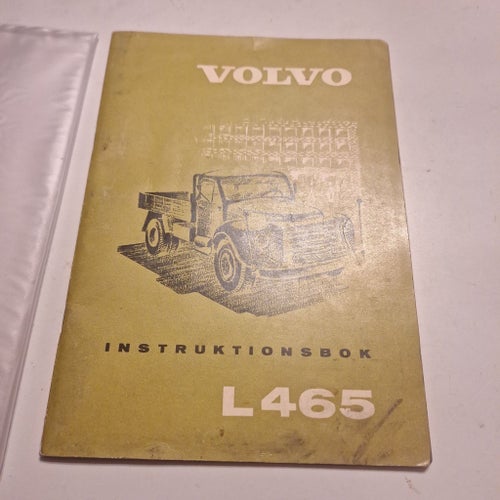 Volvo L465 Instruktionsbok - 1962