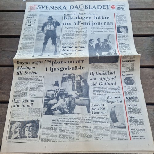 Svenska Dagbladet från 1974