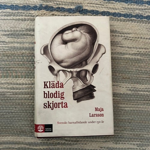 Kläda blodig skjorta av Maja Larsson, Svenskt barnafödande under 150 år