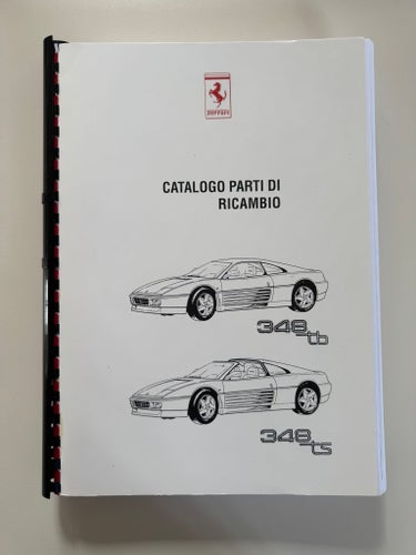 REופARTSKATALOG af Ferrari, 1990