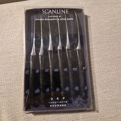 Scanline DKF Lundtofte Danmark 6 st. dessertknivar
