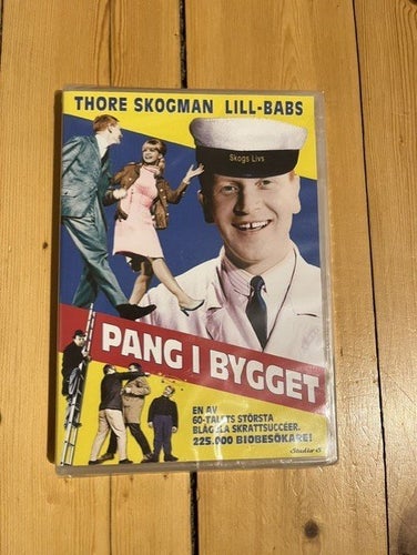 PANG I BYGGET-OÖPPNAD-DVD-STUDIO S-THORE SKOGMAN-LILL BABS-1965.