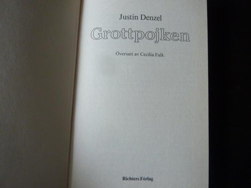 GROTTPOJKEN,  J. DENZEL,  1990,  BÖCKER