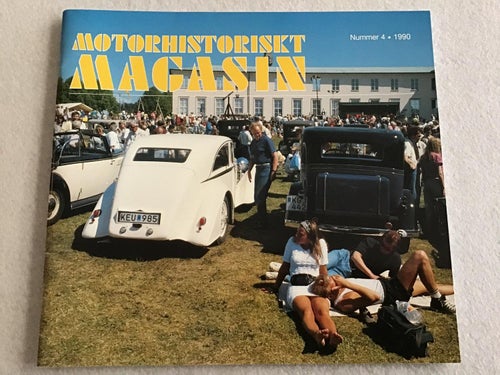 MOTORHISTORISKT MAGASIN NR 4 1990 TAXINGE SLOTT,MYCKET OM BMW 328 1939,