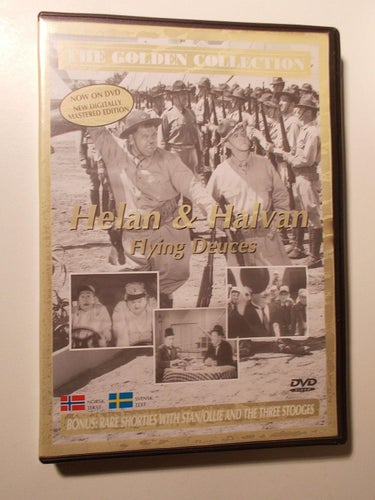HELAN & HALVAN - Flying Deuces, svensk DVD