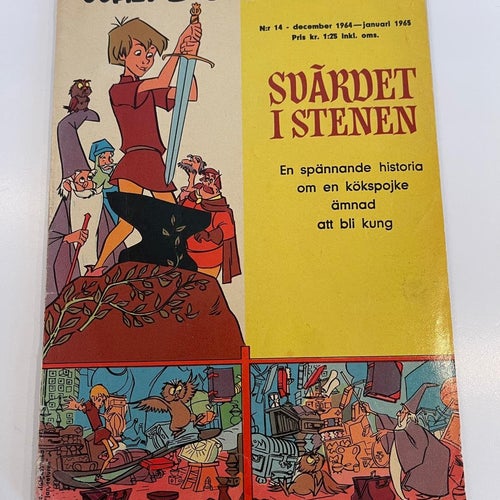 * Walt Disneys´Serier -Svärdet i Stenen Nr 14 - 1965 *