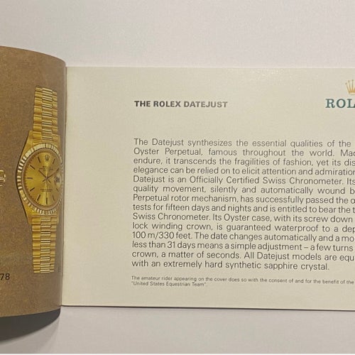 Rolex Datejust 1/1998