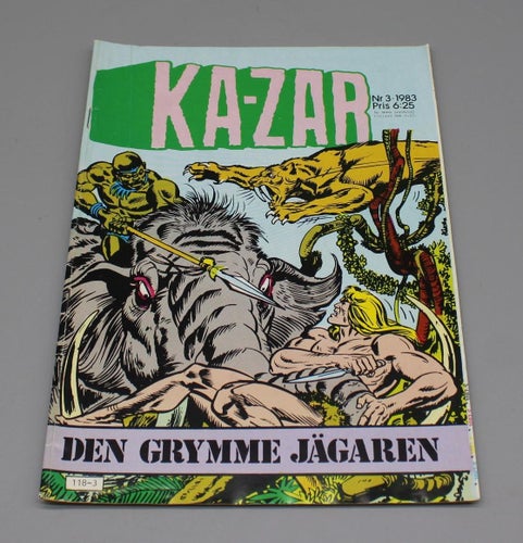 Serietidning - KA-ZAR nr 3 1983